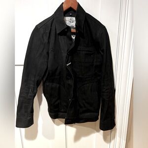 Rogue Territory Small Black Denim Jacket.